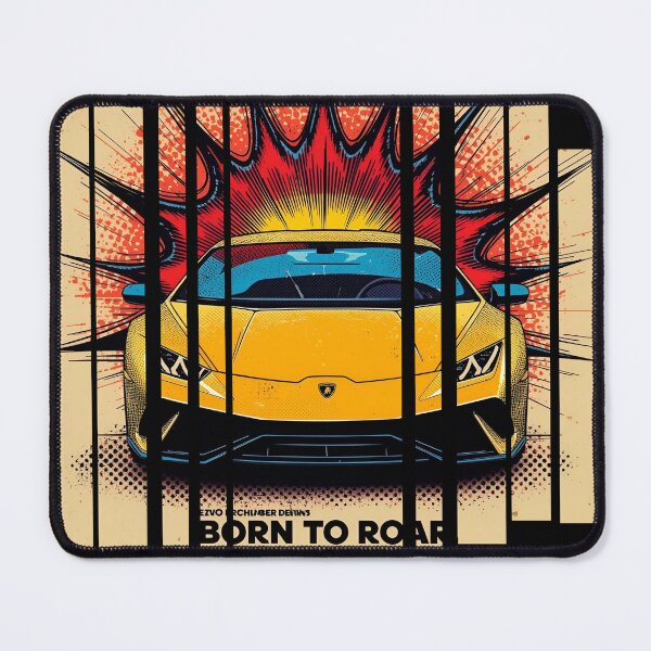 Item preview, Lamborghin Huracá EVO, 60s comic energy Born to Roar 15 designed and sold by Neon G.