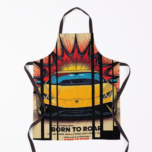 Item preview, Lamborghin Huracá EVO, 60s comic energy Born to Roar 15 designed and sold by Neon G.