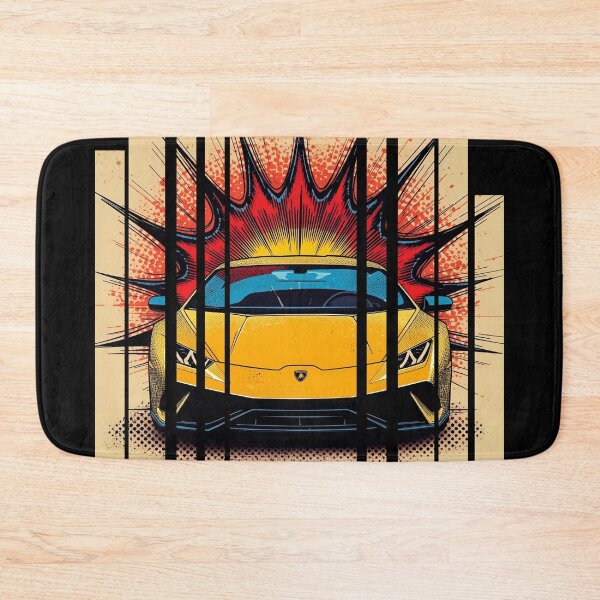 Item preview, Lamborghin Huracá EVO, 60s comic energy Born to Roar 15 designed and sold by Neon G.