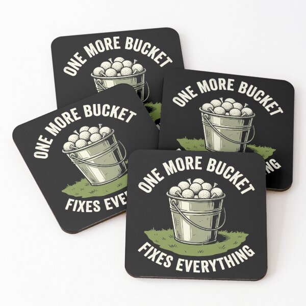 Item preview, One More Bucket Fixes Everything Golf Humor designed and sold by Milasneeze.