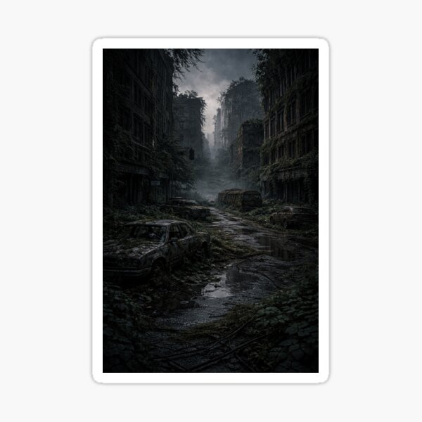Forgotten Streets – Melancholy 038 Sticker
