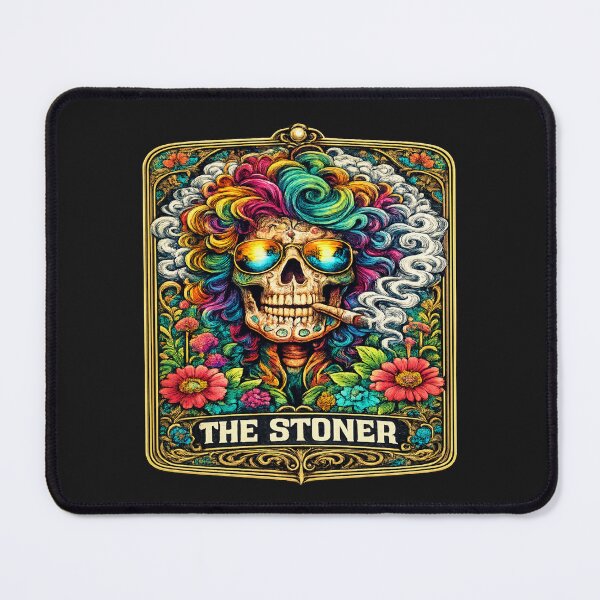 Item preview, The Stoner Skull Vintage Psychedelic Art Shirt designed and sold by GhostDawgs.