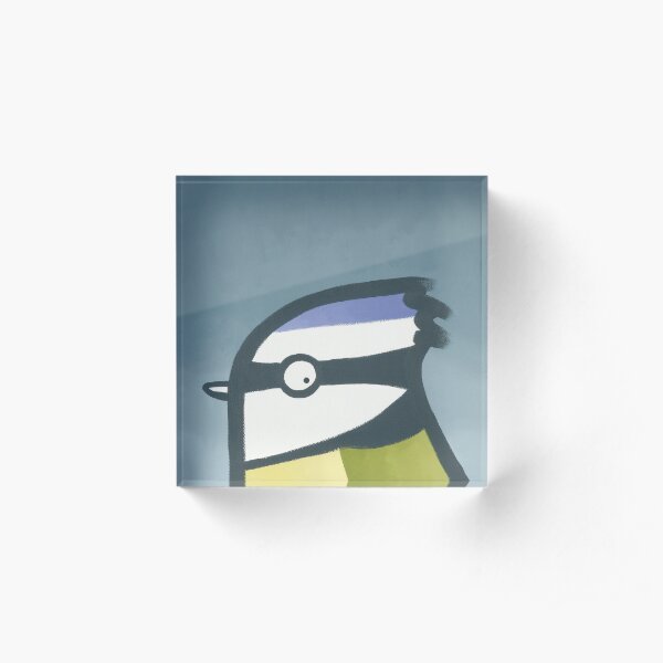Bluetit Acrylic Block