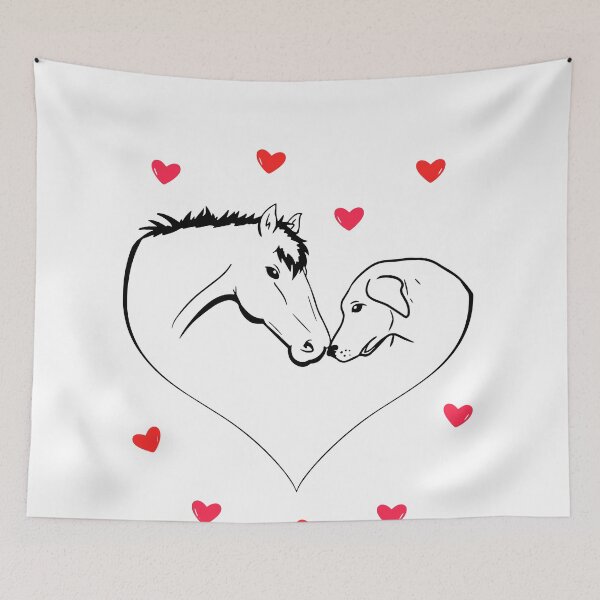 Item preview, Horse Dog, Horse, Dog, Horse Lover Gift, Horse Riding, Horse Tee, Horse Racing, Dog, Dog Owner Gift designed and sold by DoodleUrban.