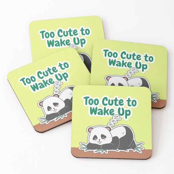 Item preview, Too Cute to wake up – Cute Panda Relatable Design designed and sold by Saynix.