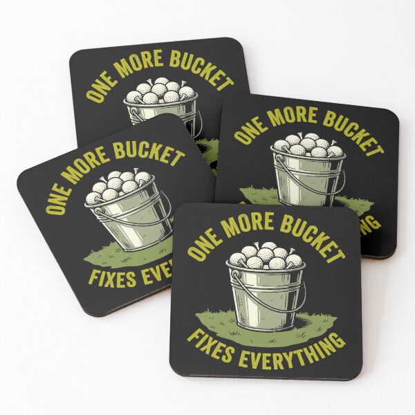 Item preview, One More Bucket Golf Dad Humor  designed and sold by Milasneeze.