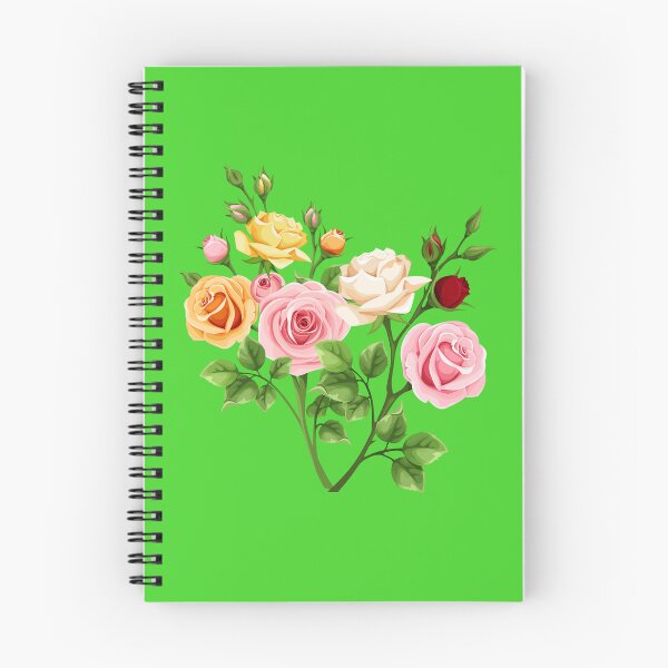 Item preview, Colorful Rose Garden Bouquet - Elegant Pink, Yellow, and Cream Roses designed and sold by SolutionsArt.