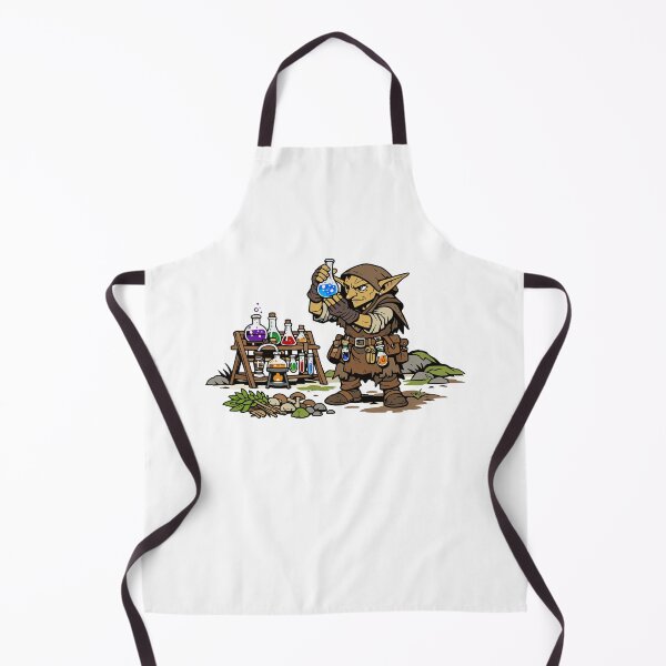 Item preview, Arcane Goblin Apothecary With Potions And Mushrooms designed and sold by furrydrool.