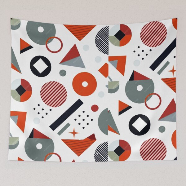 Item preview, purple and green geometric, pattern geometric designed and sold by AddlPoolart.