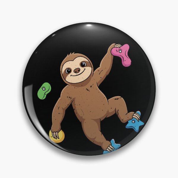Item preview, Sloth Bouldering And Rock Climbing, Wall Climbing Lovers, Wall Climber, Free Climbing, Climbing Walls Graphic, Rock Climbing  designed and sold by DoodleUrban.