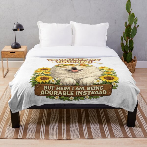 Item preview, Funny Cute Dog Napping Quote with Sunflowers Vintage Style designed and sold by Silver  Stone.