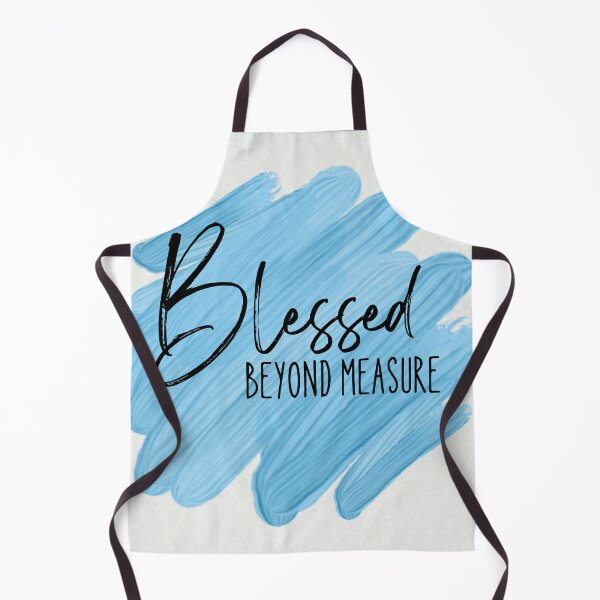 Item preview, Blessed Beyond Measure – Inspirational Faith Quote Typography designed and sold by Saynix.