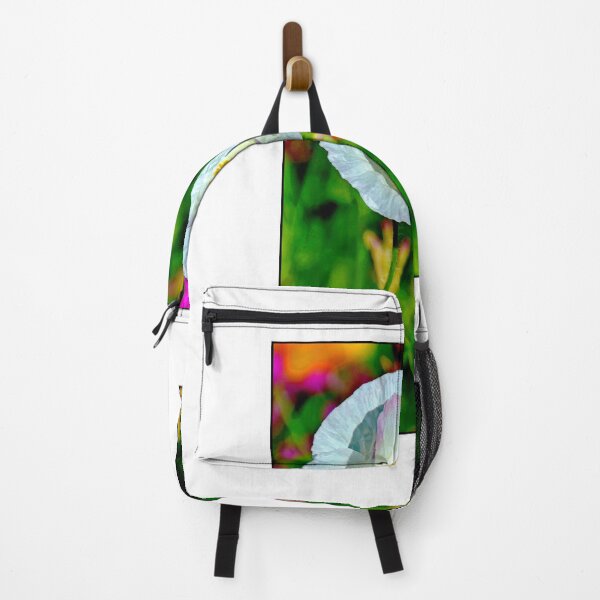 Item preview, White Poppy Wildflower in Full Bloom, Single Bud designed and sold by AMacGPhilly.