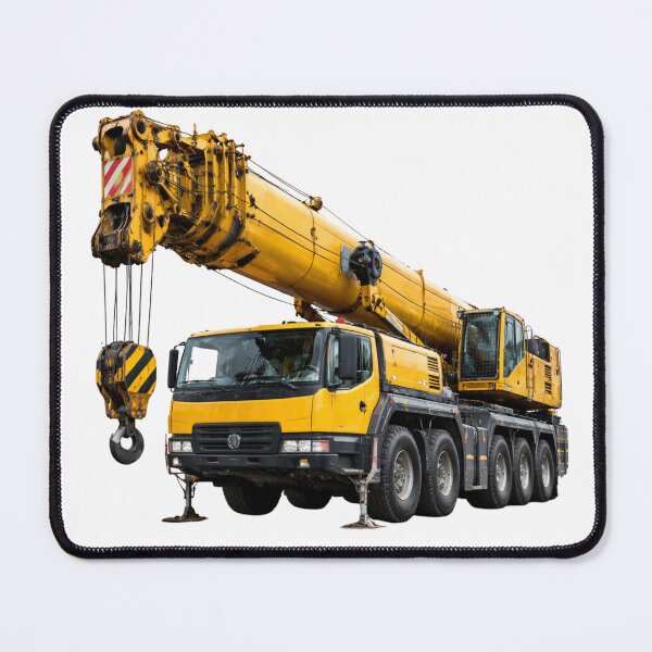 Item preview, Powerful Mobile Crane Illustration – Heavy Construction Machinery Art designed and sold by Radekku.