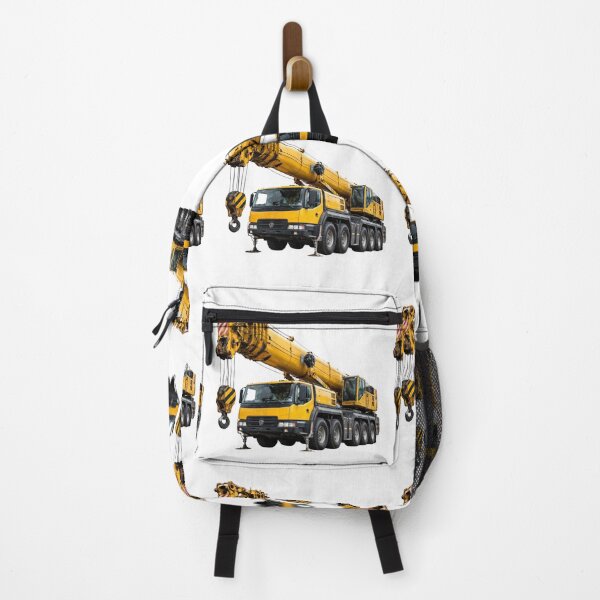 Item preview, Powerful Mobile Crane Illustration – Heavy Construction Machinery Art designed and sold by Radekku.