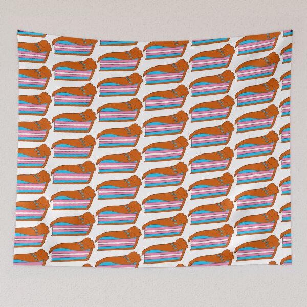 Item preview, Transgender Slice of Pie Pride Flag designed and sold by HarveyHandcraftsandDesigns.