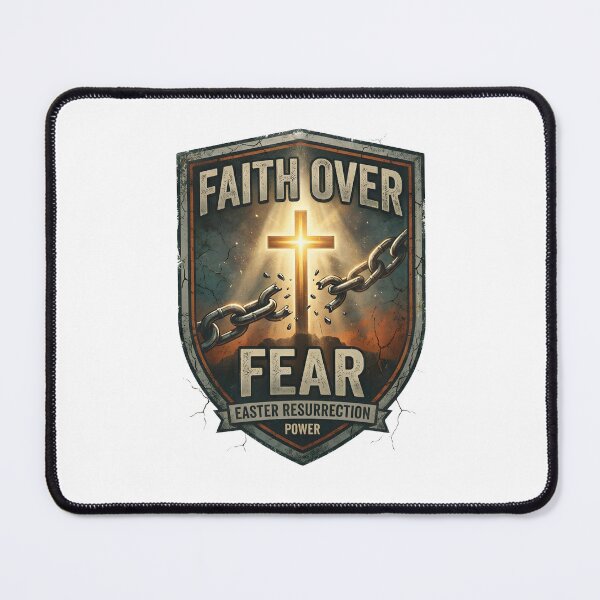 Item preview, Faith Over Fear Christian Shirt – Broken Chains Cross Easter Tee designed and sold by relso.