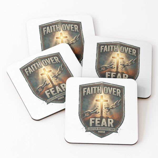 Item preview, Faith Over Fear Christian Shirt – Broken Chains Cross Easter Tee designed and sold by relso.