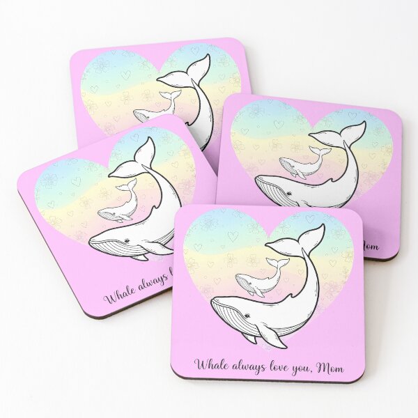 Item preview, Whale Always Love You, Mom – Mama and Baby Whale designed and sold by Sea Gem.