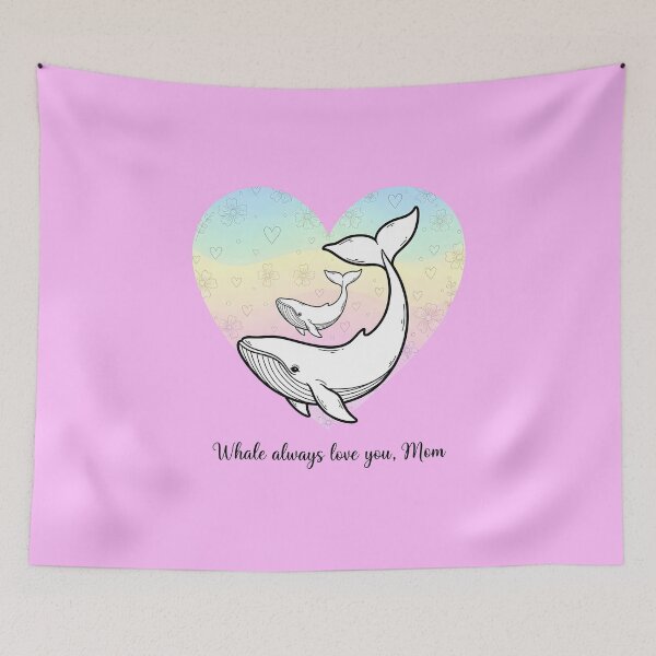 Item preview, Whale Always Love You, Mom – Mama and Baby Whale designed and sold by Sea Gem.