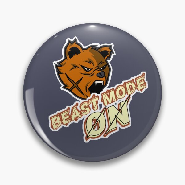 Item preview, Beast Mode On Angry Bear Gym Gaming Aesthetic designed and sold by ArtdesignsA.