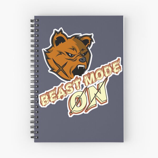 Item preview, Beast Mode On Angry Bear Gym Gaming Aesthetic designed and sold by ArtdesignsA.