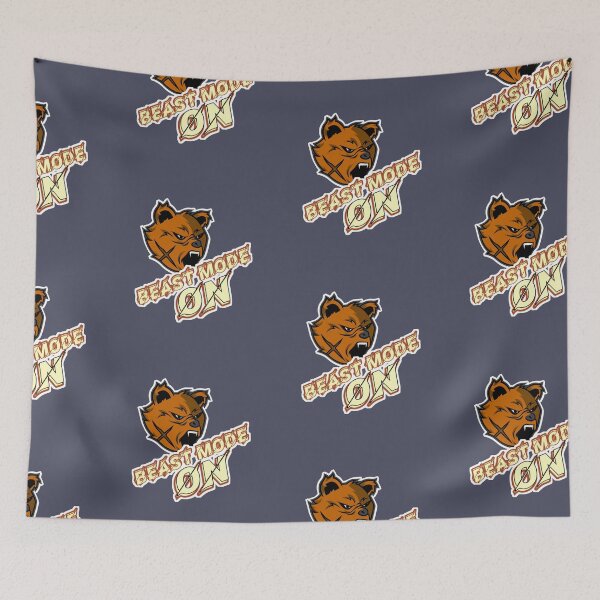 Item preview, Beast Mode On Angry Bear Gym Gaming Aesthetic designed and sold by ArtdesignsA.