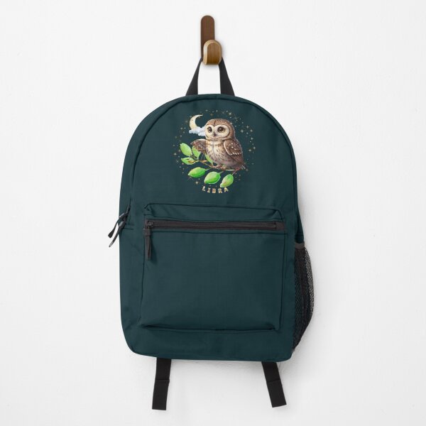 Item preview, Cute Libra Owl with Scales – Adorable Zodiac Animal for Kids designed and sold by EnlightArt.