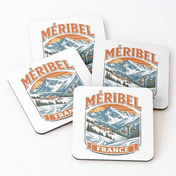Item preview, Meribel France Ski Resort Alpine Mountain Graphic designed and sold by JackCurtis1991.