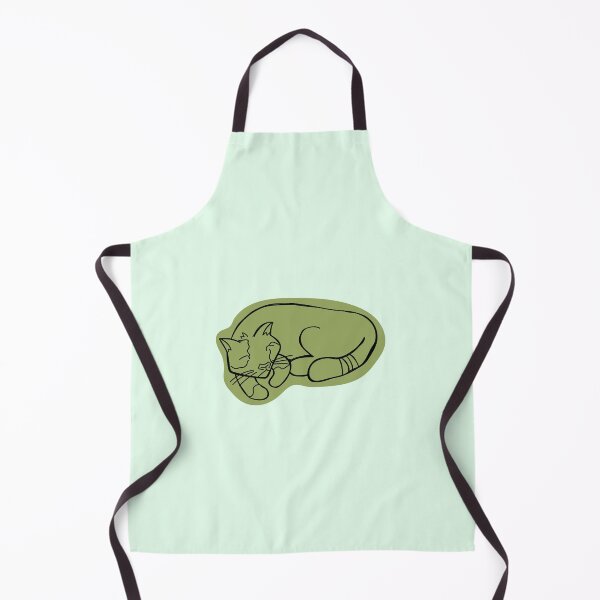 Item preview, Happy Green Sleeping Cat  designed and sold by DanielleFishIll.