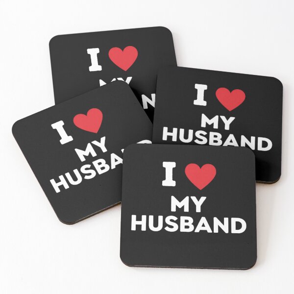 Item preview, I Love My Husband Funny Relationship Quote Design designed and sold by ChillDrop.