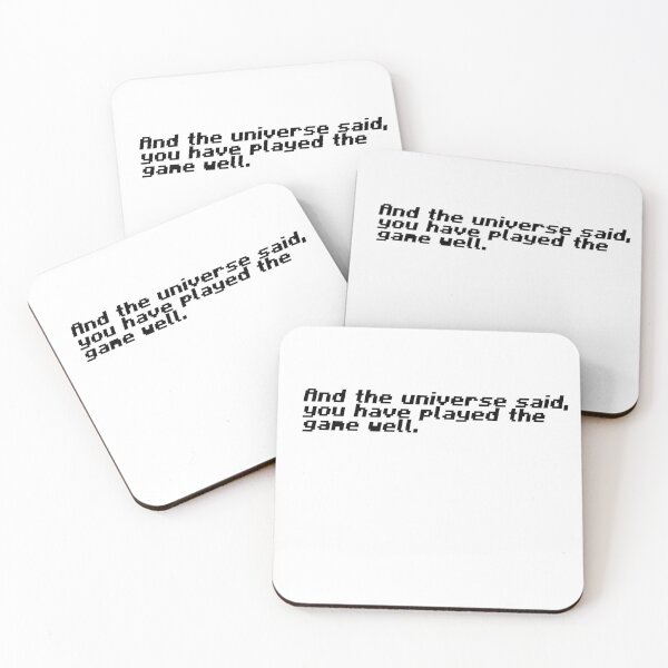 Item preview, Minecraft End Poem Quote Sticker Bold Italic designed and sold by Katiesartworldx.