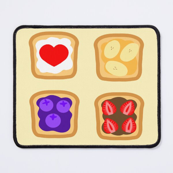 Item preview, Kawaii fruit toasts breakfast designed and sold by luvissaya.