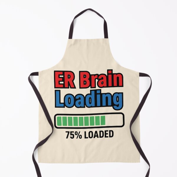 Item preview, ER Brain Loading Funny Medical Student Gift for ER Nurses gift Design designed and sold by Dantin.