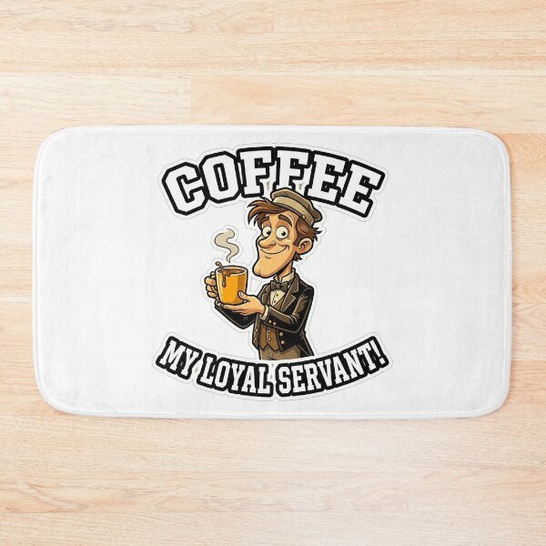 Item preview, HQ Whimsical Coffee Servant Caricature Art designed and sold by ABArtByAlexST.