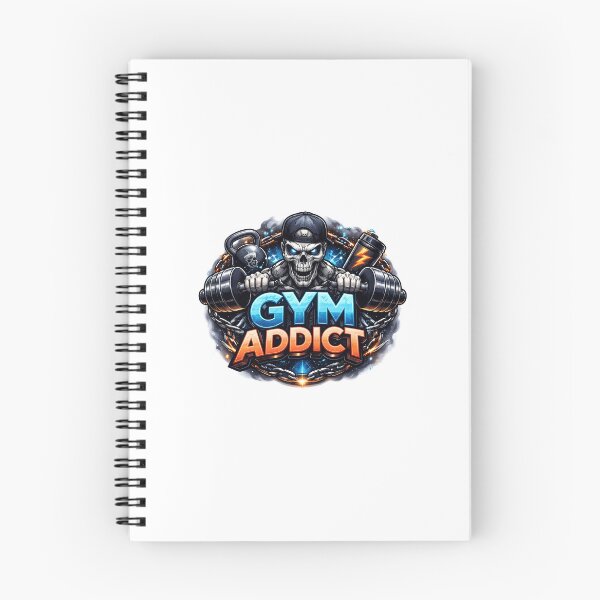 Item preview, Gym Addict Skull Hardcore Fitness Design designed and sold by Bluebubbies.