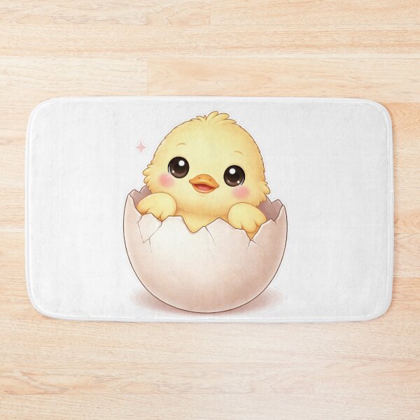 Item preview, Cute Duck Inside Egg Shell Kawaii Design designed and sold by Sadia  Jannat.