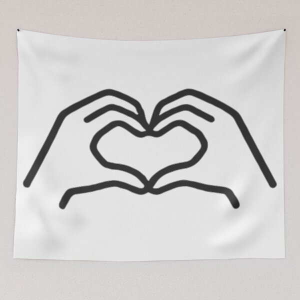 Item preview, heart sign with hands designed and sold by VitSArt.