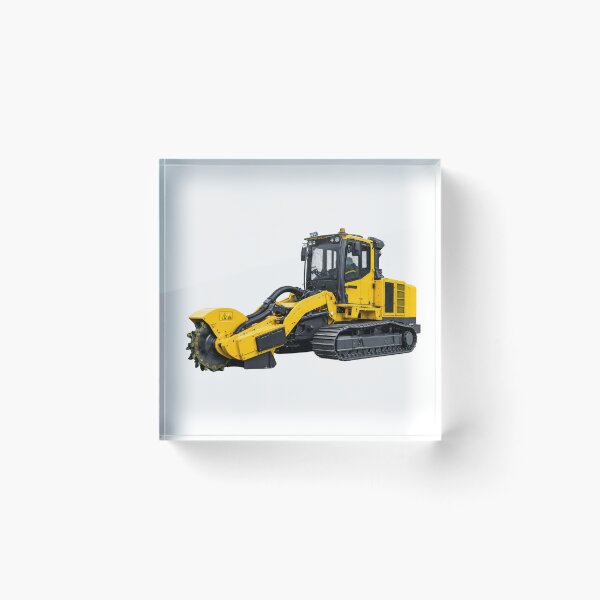 Item preview, Industrial Rock Trencher Heavy Machinery Illustration designed and sold by Radekku.