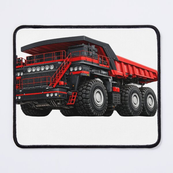 Item preview, Giant Mining Haul Truck Illustration – Heavy Machinery Industrial Art designed and sold by Radekku.