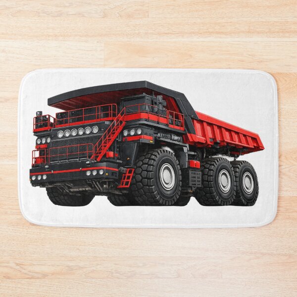 Item preview, Giant Mining Haul Truck Illustration – Heavy Machinery Industrial Art designed and sold by Radekku.