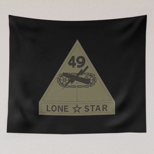 Item preview, Army - SSI - 49th Armored Division w Name Tape - Subdued X 300 designed and sold by Military Insignia Products.