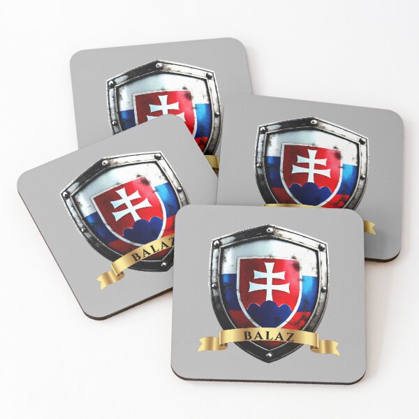 Item preview, Balaz Slovakia National Pride Shield designed and sold by Highlandkings.