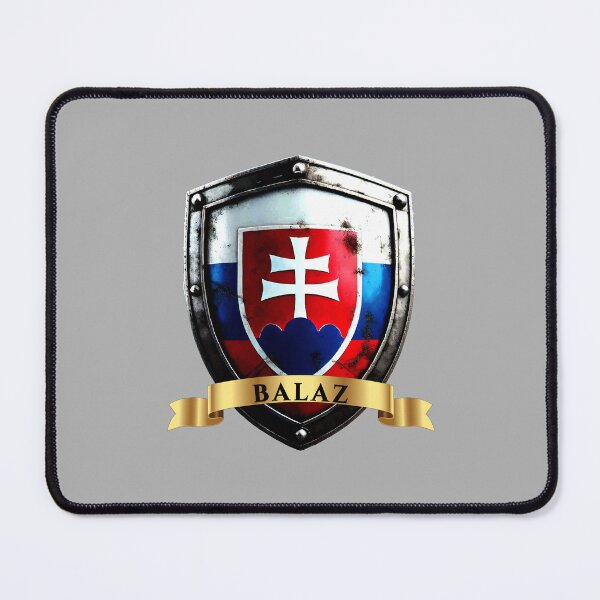 Item preview, Balaz Slovakia National Pride Shield designed and sold by Highlandkings.