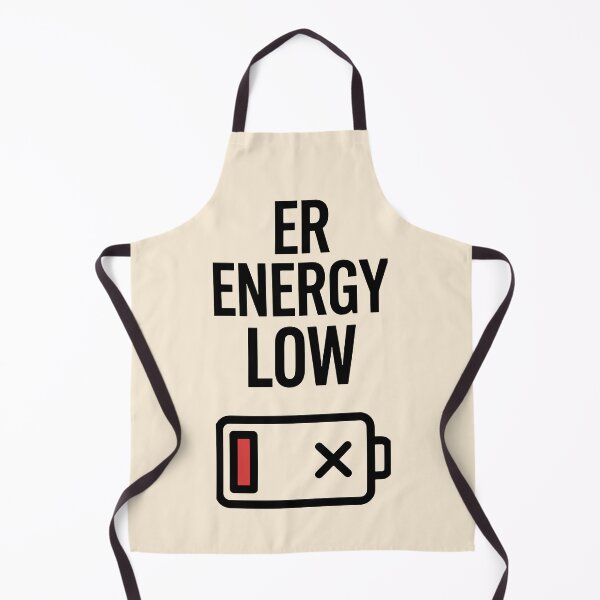 Item preview, ER Energy Low Funny Nurse Burnout Gift Tired Healthcare Worker Gift Design designed and sold by Dantin.