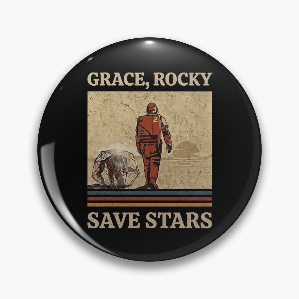 Item preview, Grace, rocky save stars Project Hail Mary Amazing Rocky The Alien Neon Portrait T-Shirt designed and sold by ChockletBoy.
