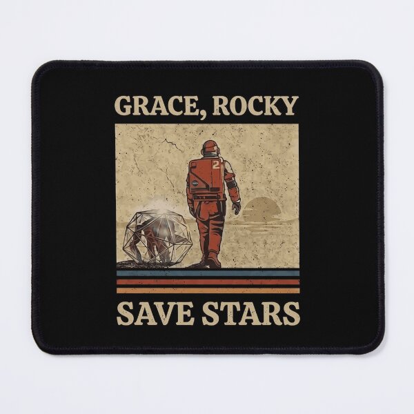 Item preview, Grace, rocky save stars Project Hail Mary Amazing Rocky The Alien Neon Portrait T-Shirt designed and sold by ChockletBoy.