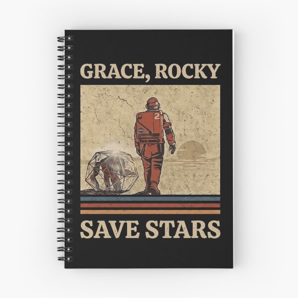 Item preview, Grace, rocky save stars Project Hail Mary Amazing Rocky The Alien Neon Portrait T-Shirt designed and sold by ChockletBoy.