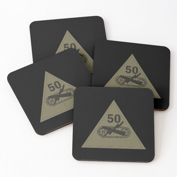Item preview, Army - SSI - 50th Armored Division - Subdued X 300 designed and sold by Military Insignia Products.