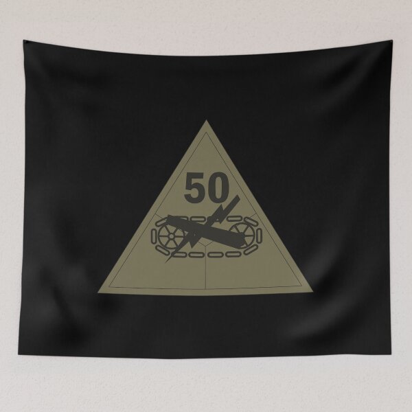 Item preview, Army - SSI - 50th Armored Division - Subdued X 300 designed and sold by Military Insignia Products.